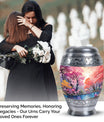 Enchanting lake-themed cremation urn for ashes, ideal for women and mothers, suitable for adult-sized burial