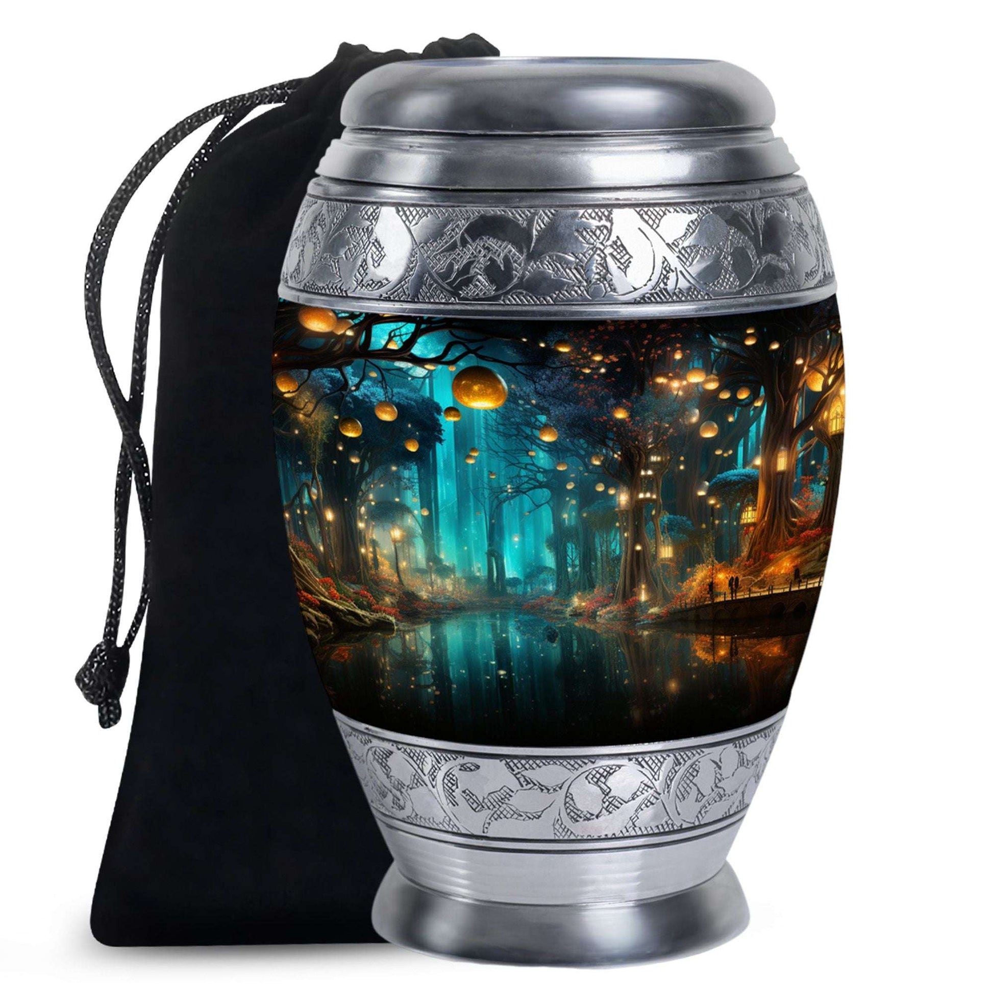 Mystical Forest Urns For Burial In Ground - Magical Cremation Urns For Human