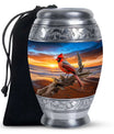 Wolf Adult Cremation Urns – Autumn Forest Cave Urns For Adult Male Ashes
