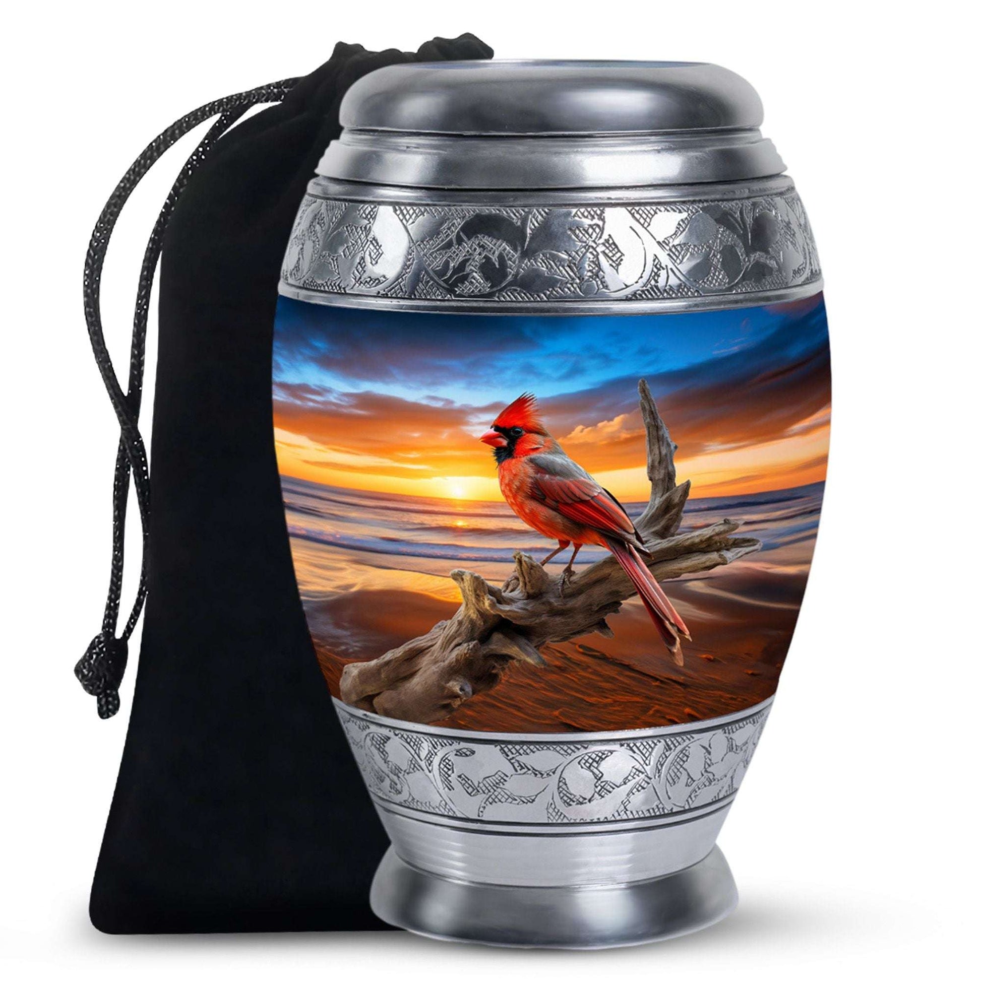 Wolf Adult Cremation Urns – Autumn Forest Cave Urns For Adult Male Ashes