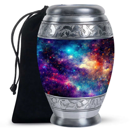 Galaxy Cremation Urn for Ashes – Cosmic Memorial Keepsake Urns For Women