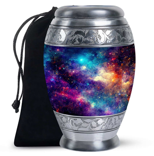 Galaxy Cremation Urn for Ashes – Cosmic Memorial Keepsake Urns For Women