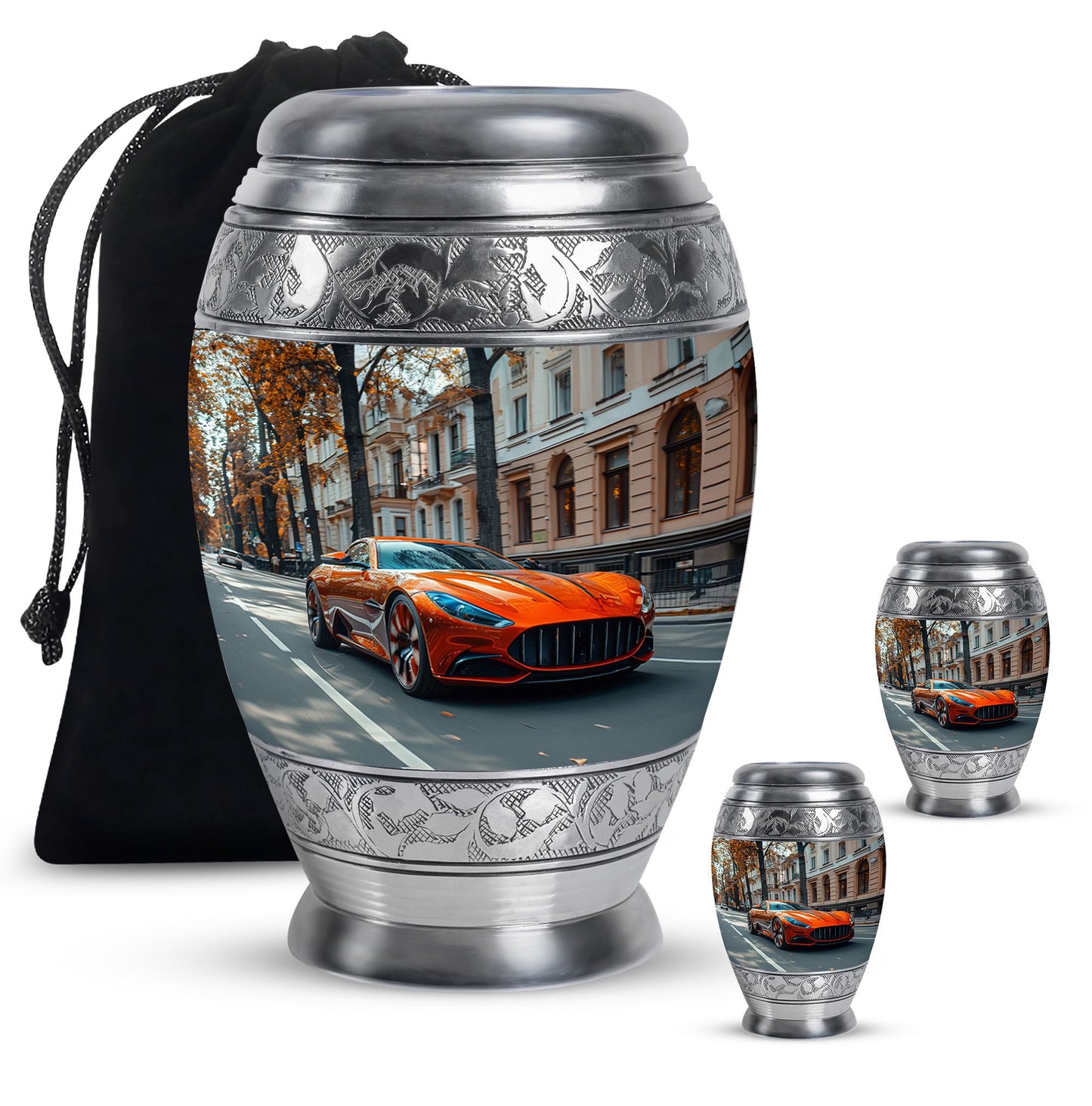  Car Urn Large Urn With 2 Keepsake Urn