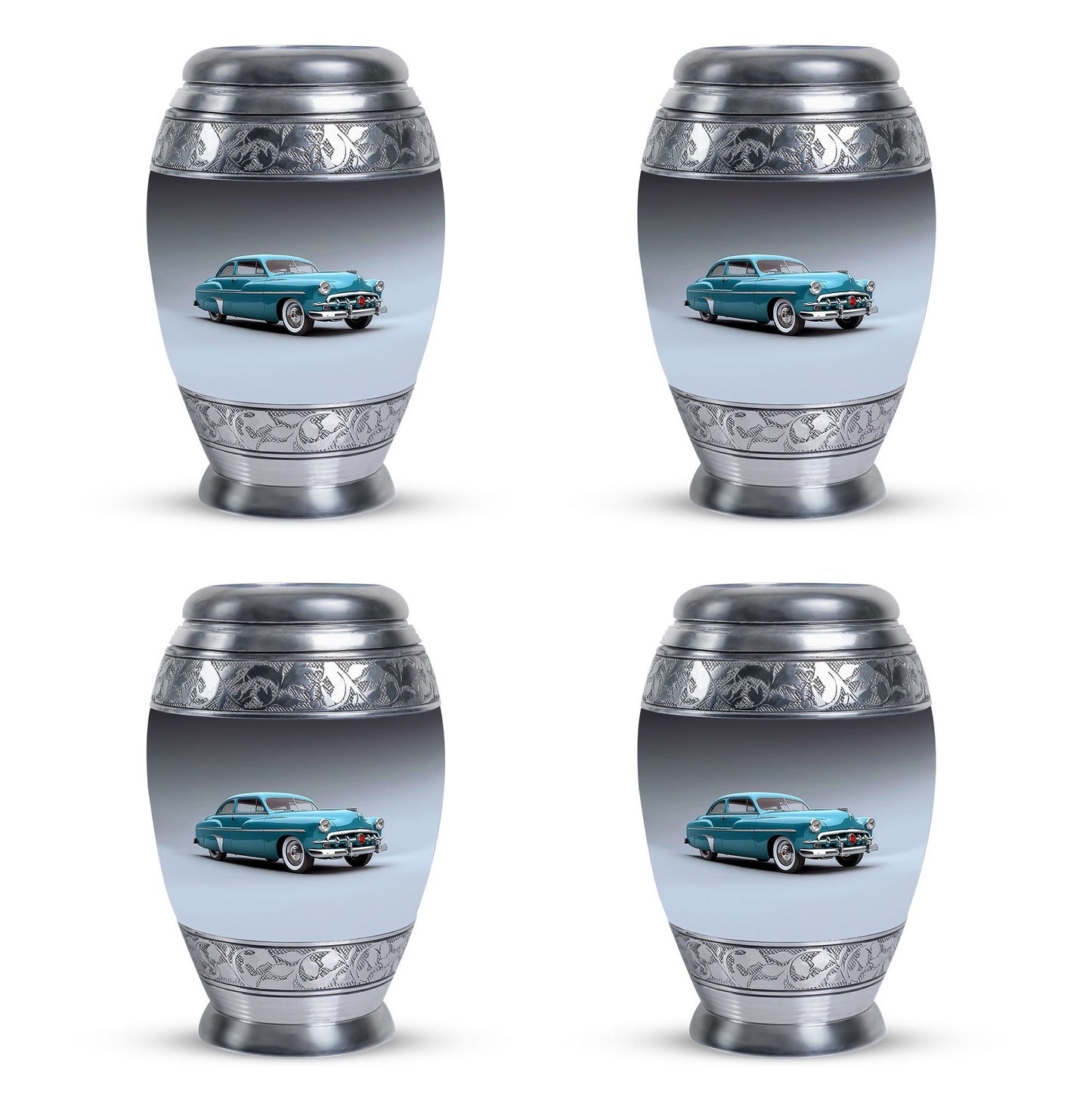  Car Urn 3 Inch Keepsake Pack of 4