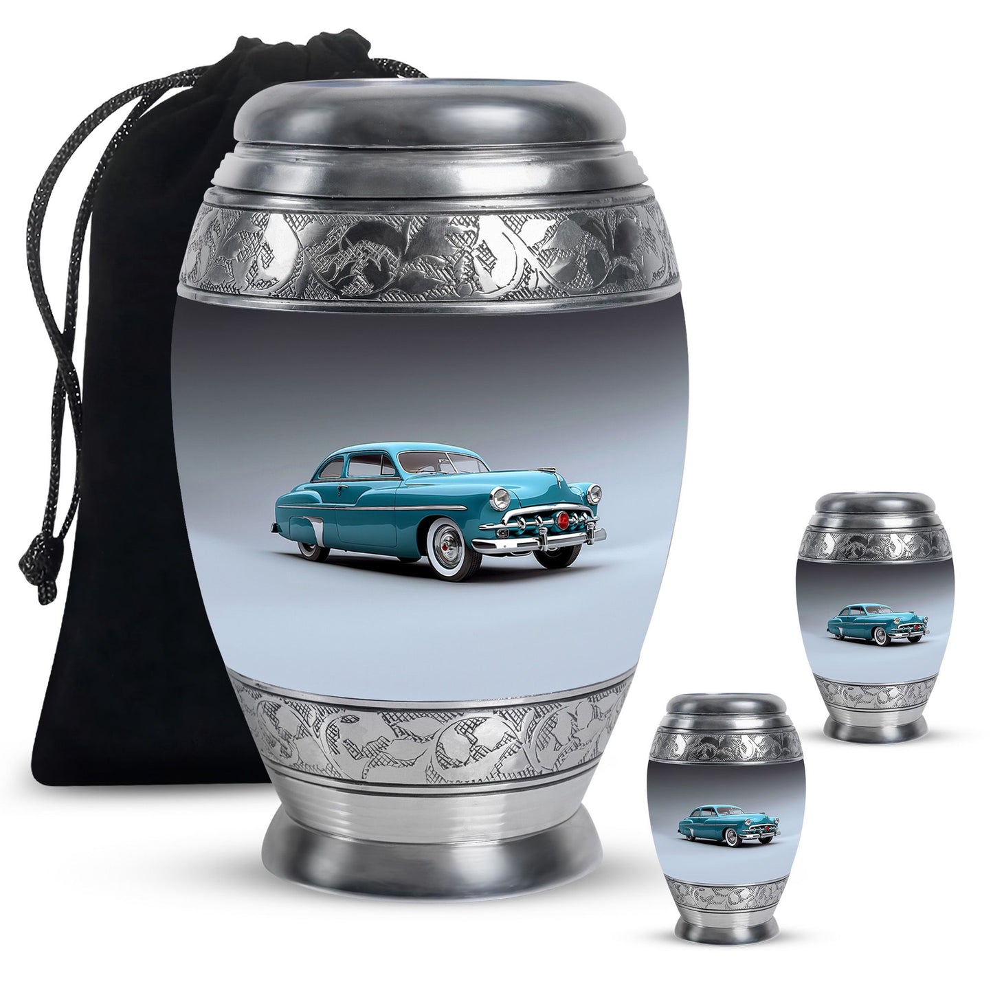  Car Urn Large Urn With 2 Keepsake Urn