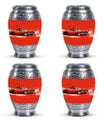  Car Urn 3 Inch Keepsake Pack of 4