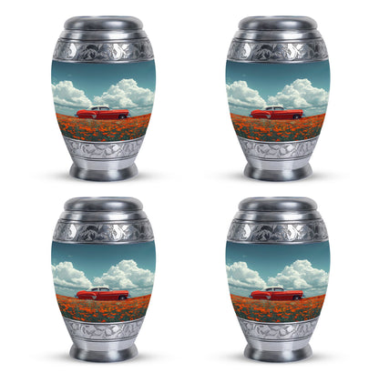  Car Urn 3 Inch Keepsake Pack of 4