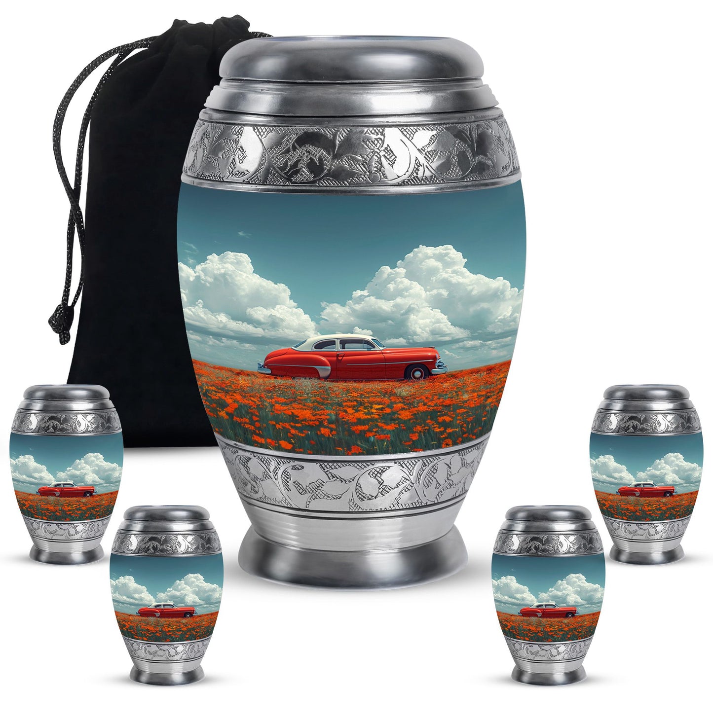  Car Urn Large Urn With 4 Keepsake Urn
