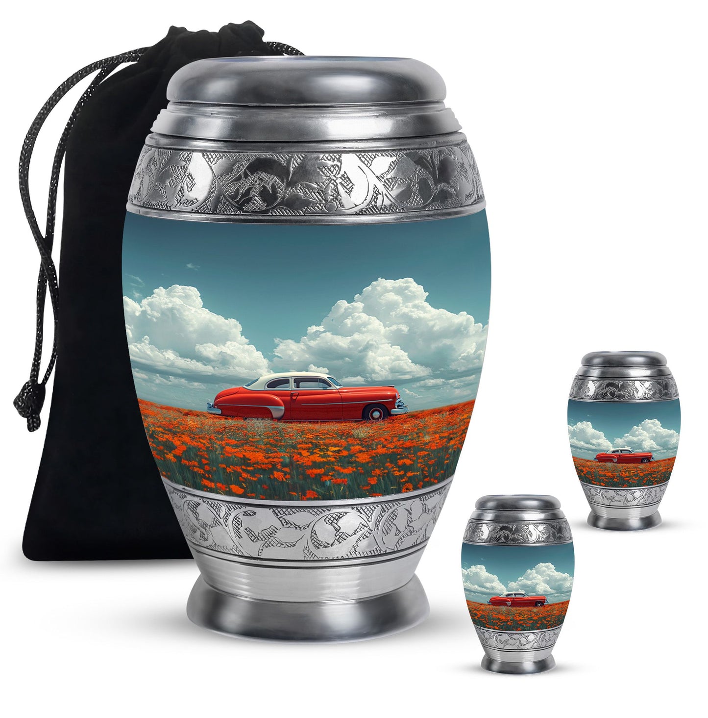  Car Urn Large Urn With 2 Keepsake Urn