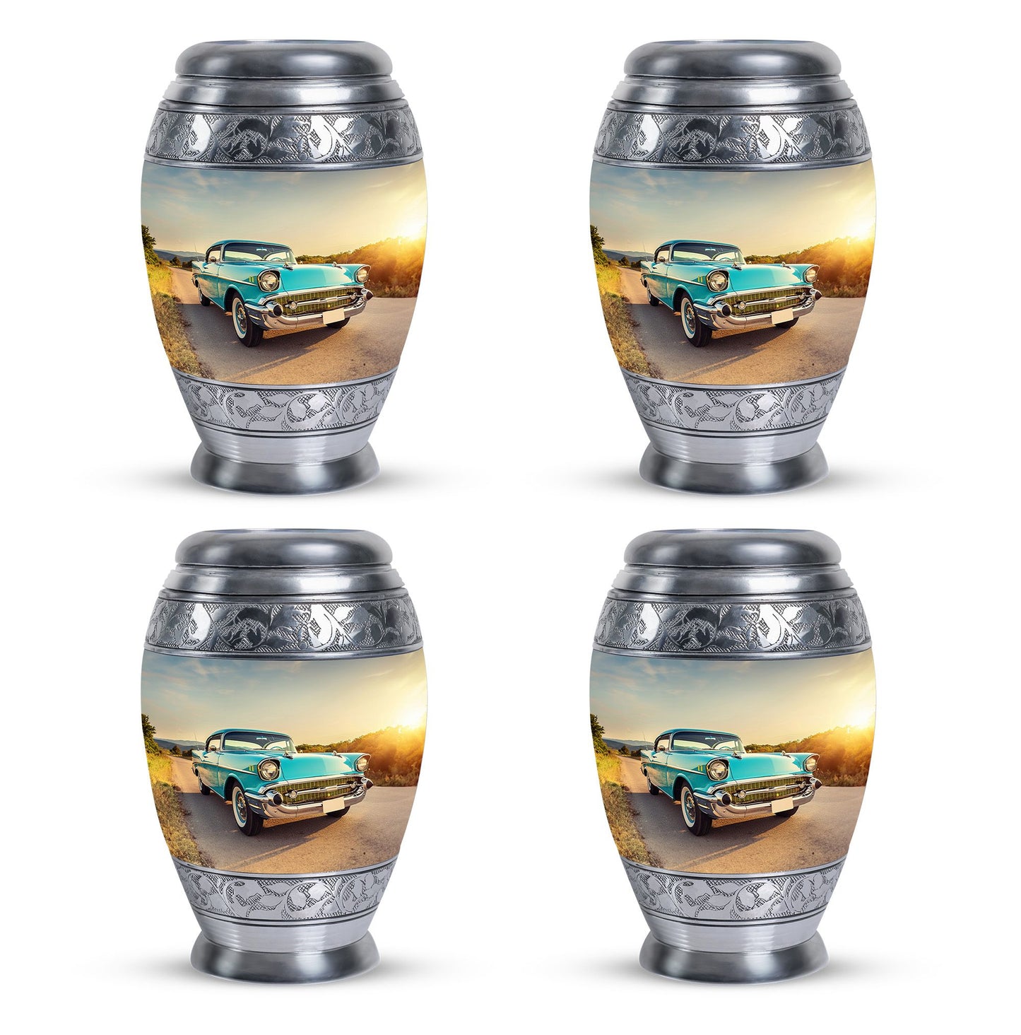 Car Urn 3 Inch Keepsake Pack of 4