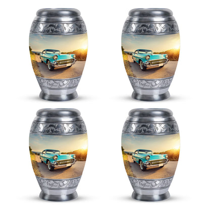  Car Urn 3 Inch Keepsake Pack of 4