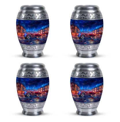  Car Urn 3 Inch Keepsake Pack of 4