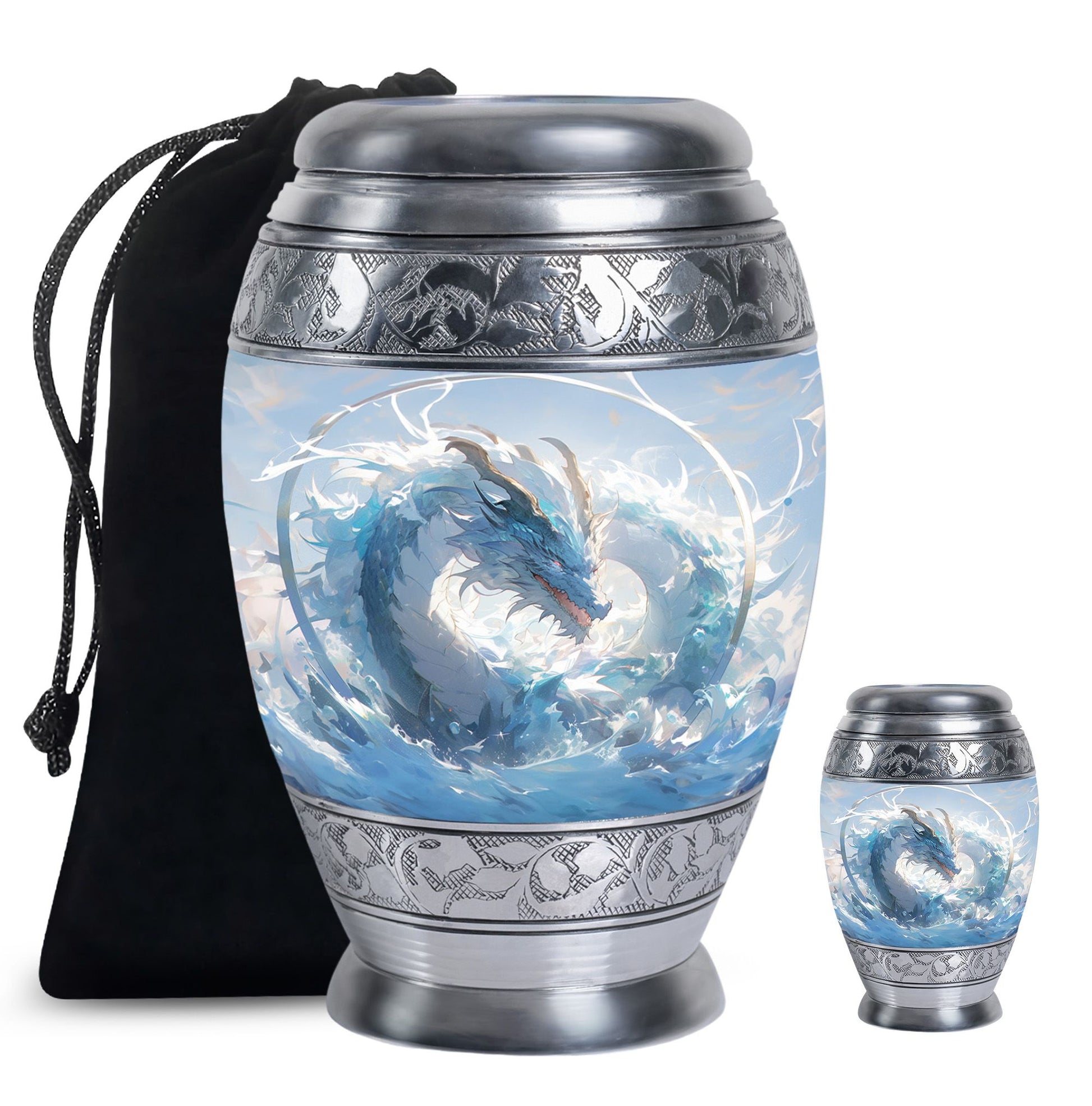  Dragon Urn Large Urn With 2 Keepsake Urn