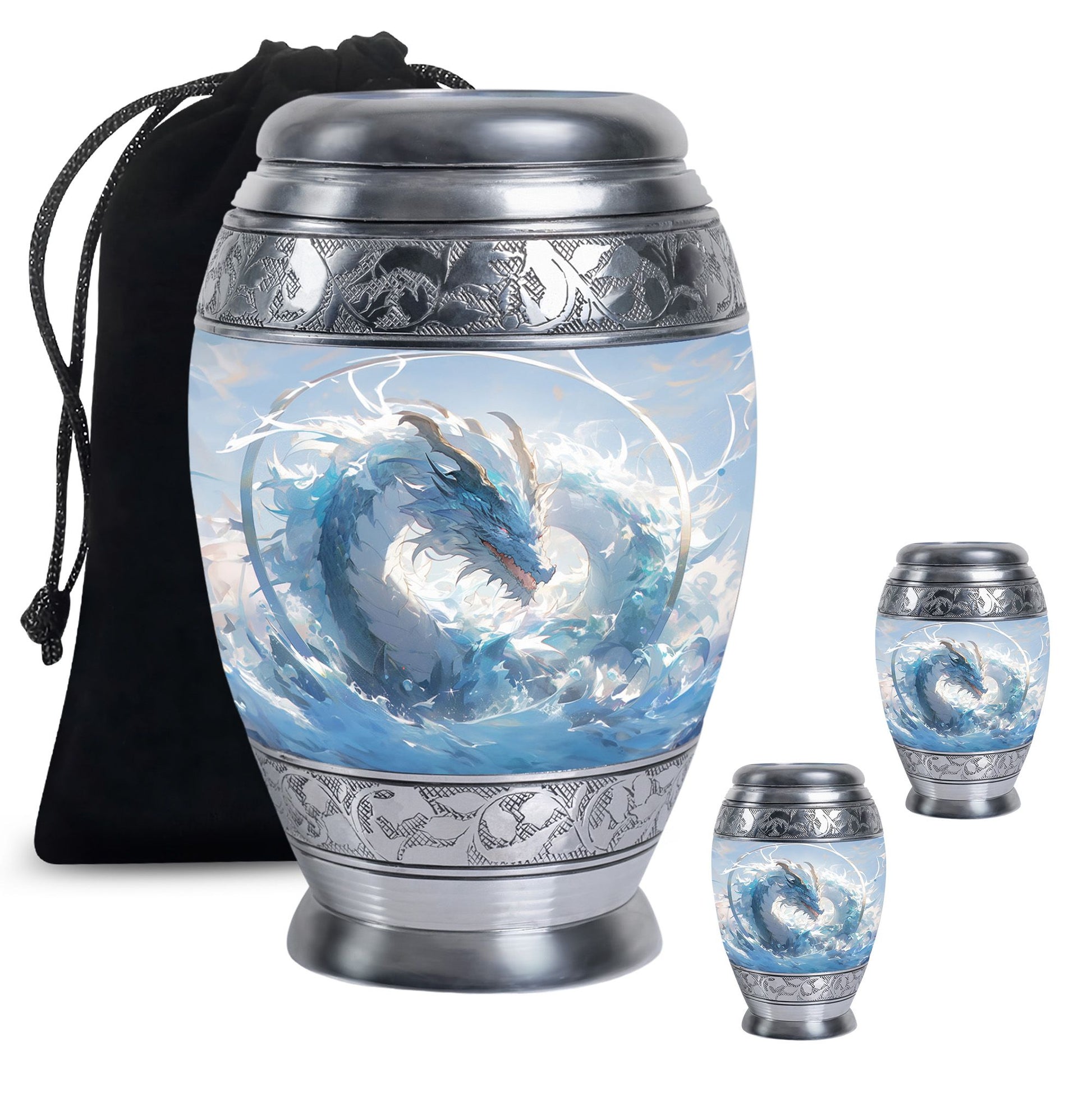  Dragon Urn Large Urn With 4 Keepsake Urn