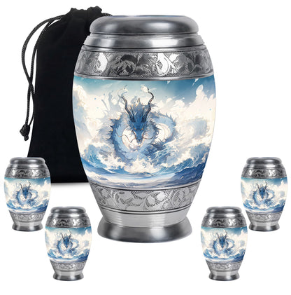  Dragon Urn Large Urn 10 Inch