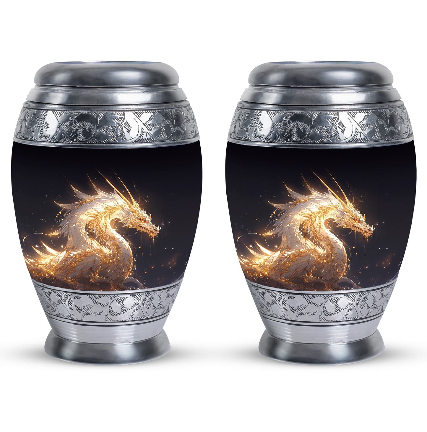  Dragon Urn 3 Inch Keepsake Pack of 4