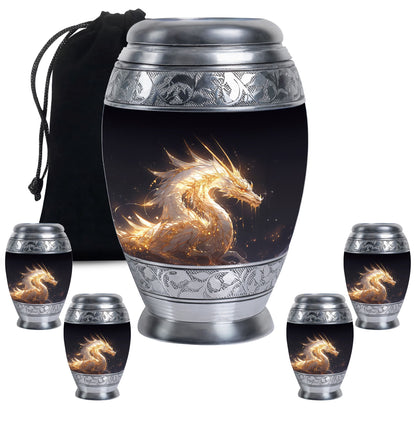  Dragon Urn Large Urn 10 Inch