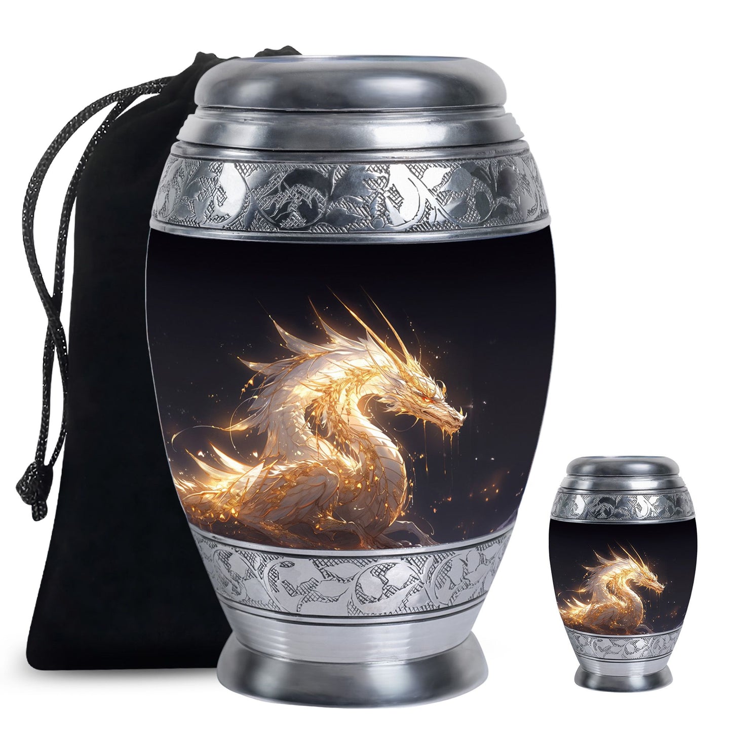  Dragon Urn Large Urn With 2 Keepsake Urn