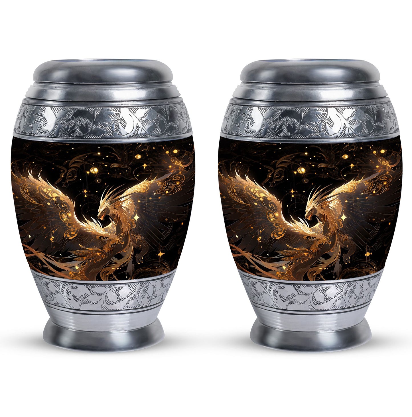  Dragon Urn 3 Inch Keepsake Pack of 4