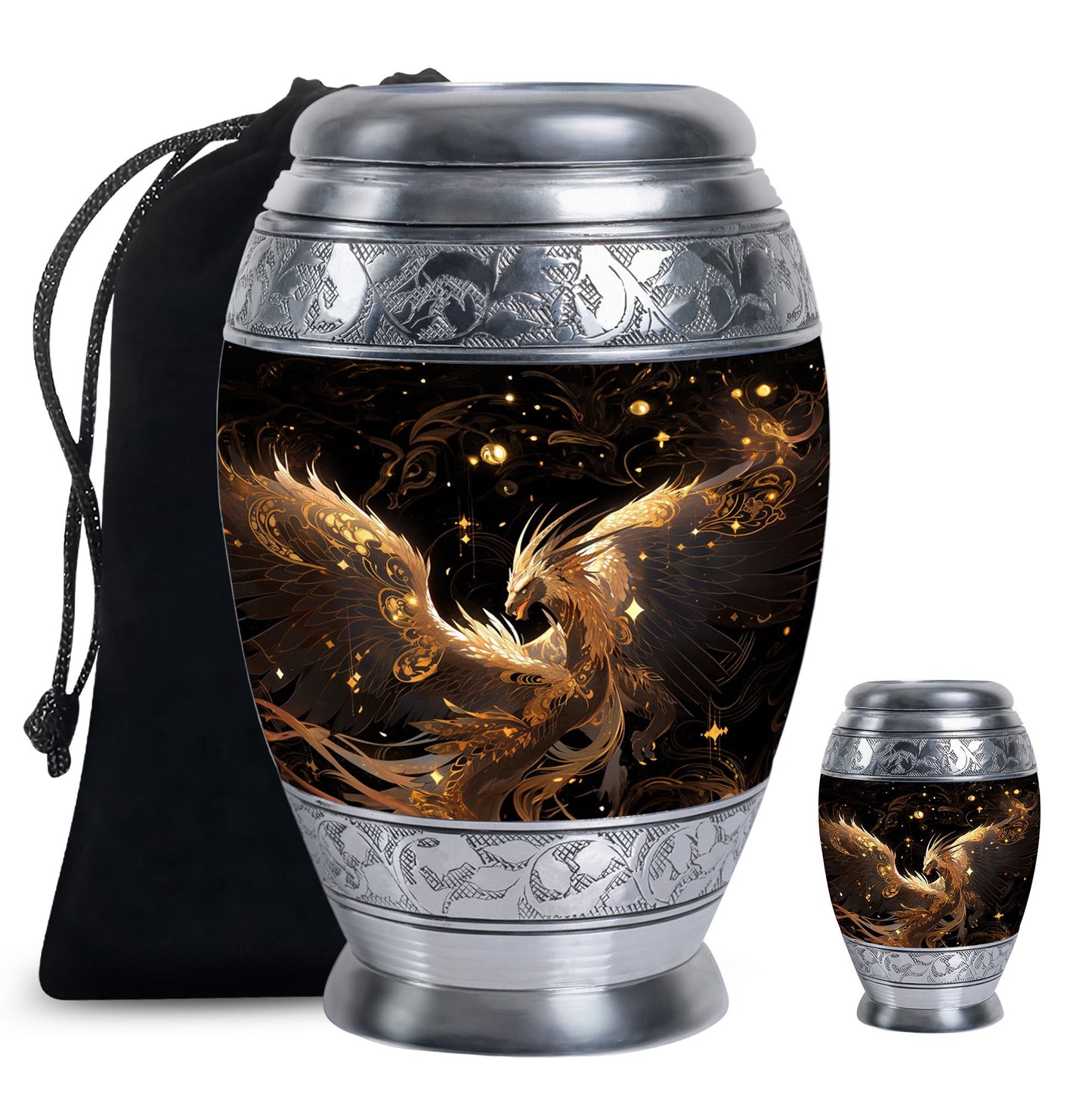  Dragon Urn Large Urn With 2 Keepsake Urn