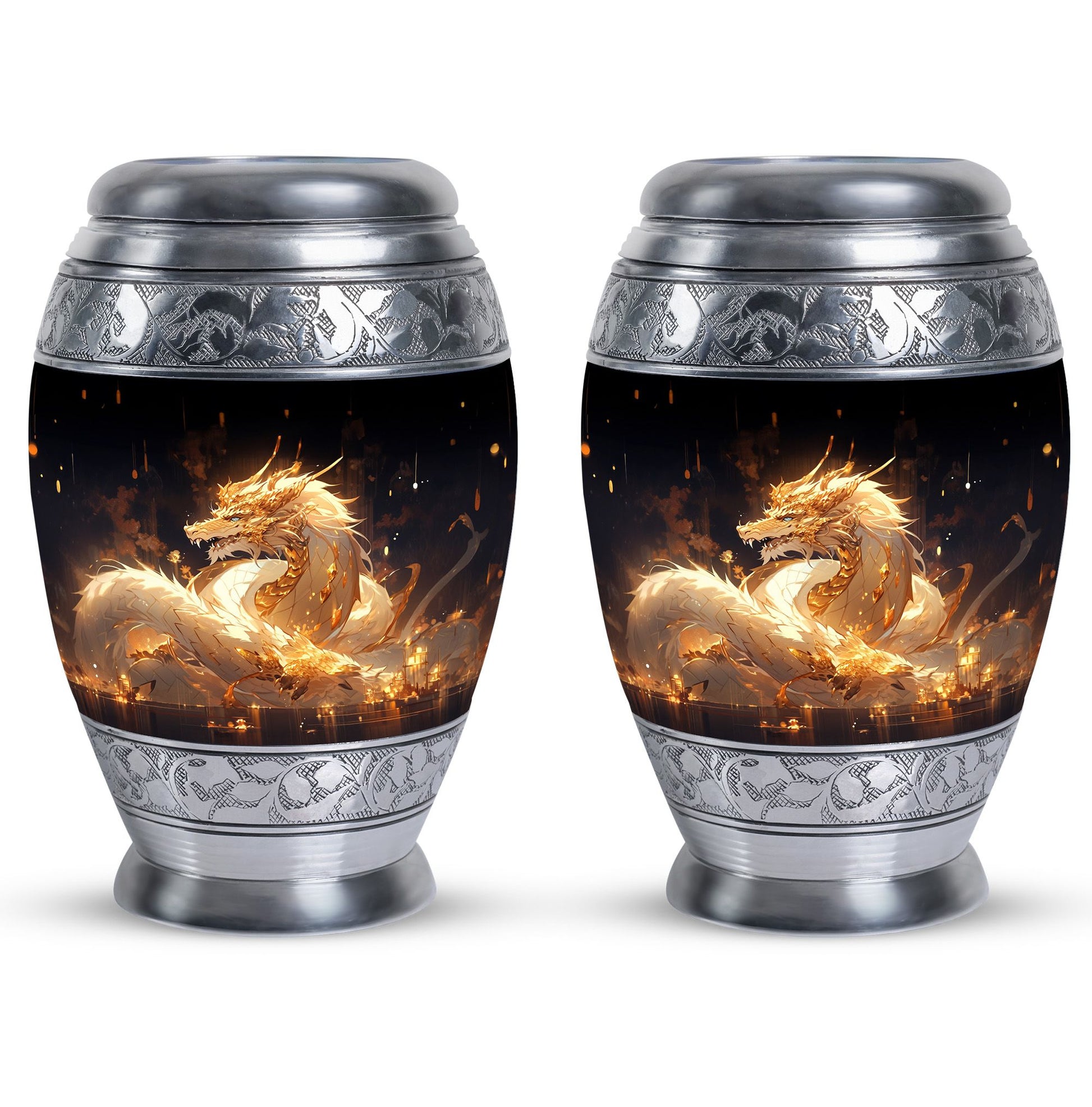 Dragon Urn 3 Inch Keepsake Pack of 4