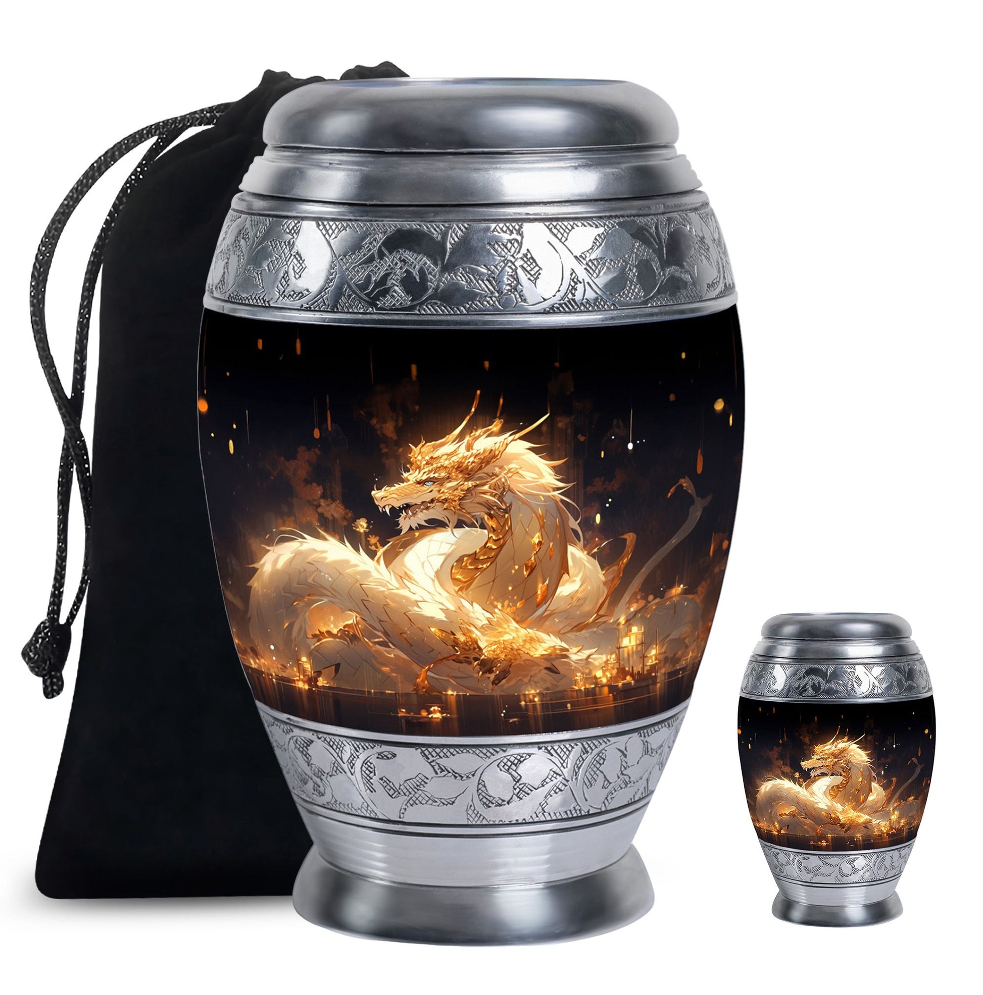  Dragon Urn Large Urn With 2 Keepsake Urn