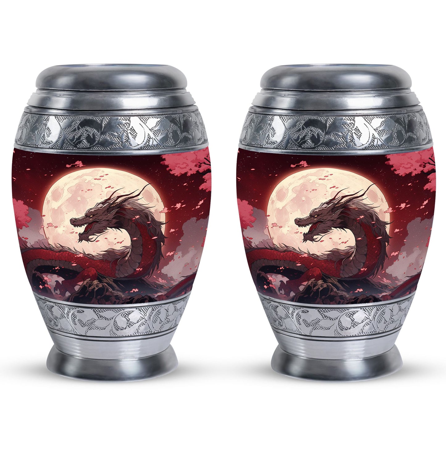  Dragon Urn 3 Inch Keepsake Pack of 4