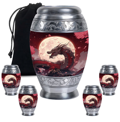  Dragon Urn Large Urn 10 Inch