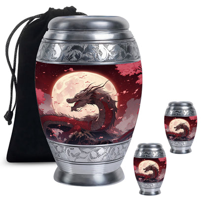  Dragon Urn Large Urn With 4 Keepsake Urn
