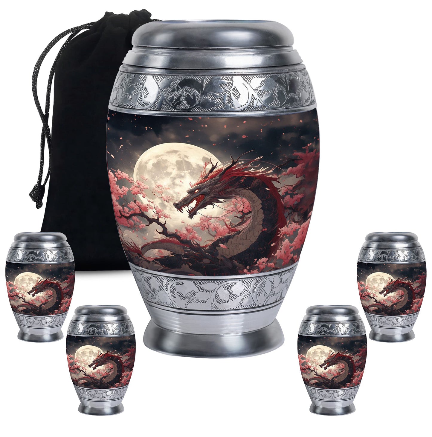  Dragon Urn Large Urn 10 Inch