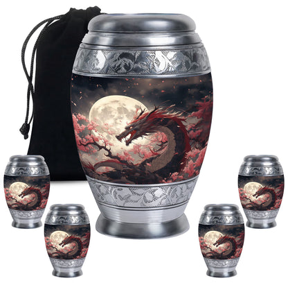  Dragon Urn Large Urn 10 Inch