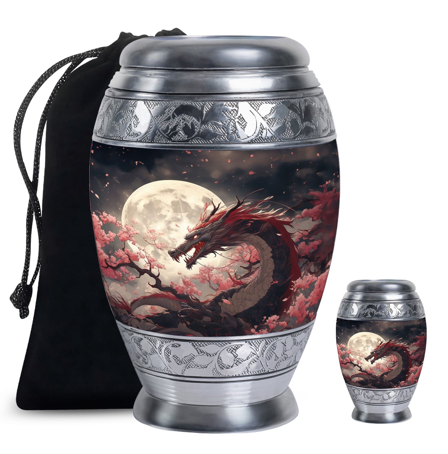  Dragon Urn Large Urn With 2 Keepsake Urn