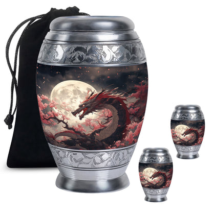  Dragon Urn Large Urn With 4 Keepsake Urn
