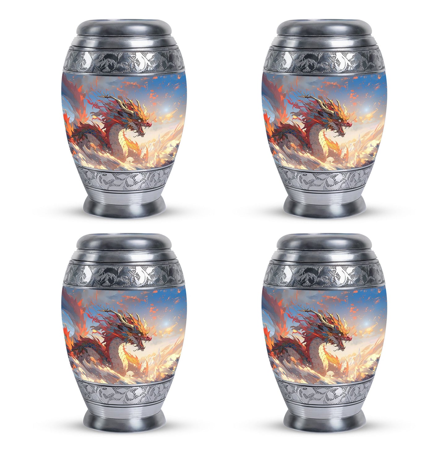  Dragon Urn Large Urn With 1 Keepsake Urn