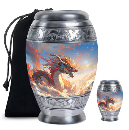  Dragon Urn Large Urn With 2 Keepsake Urn