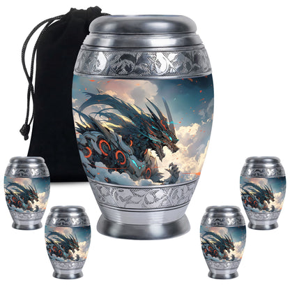  Dragon Urn Large Urn 10 Inch
