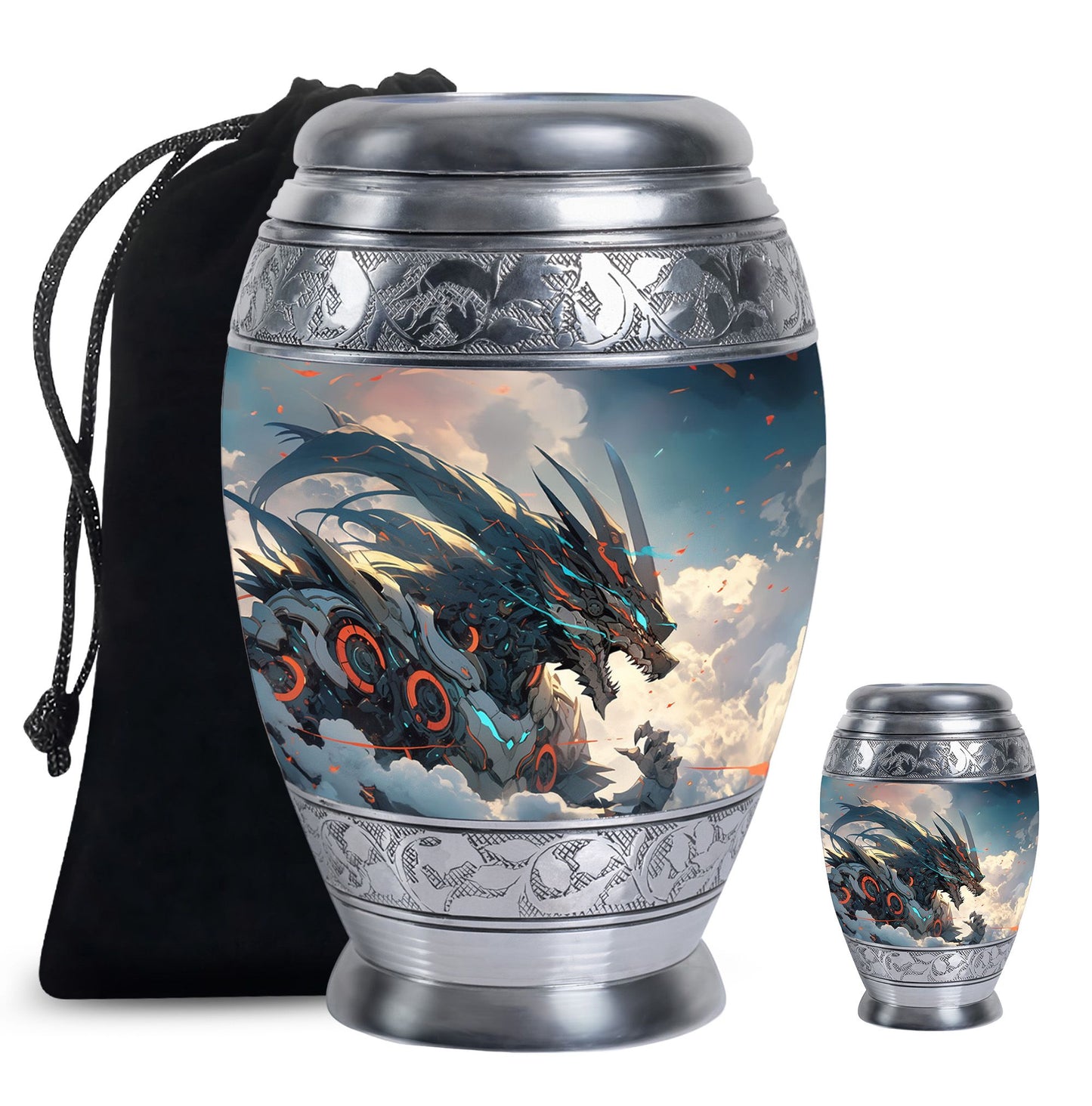  Dragon Urn Large Urn With 2 Keepsake Urn