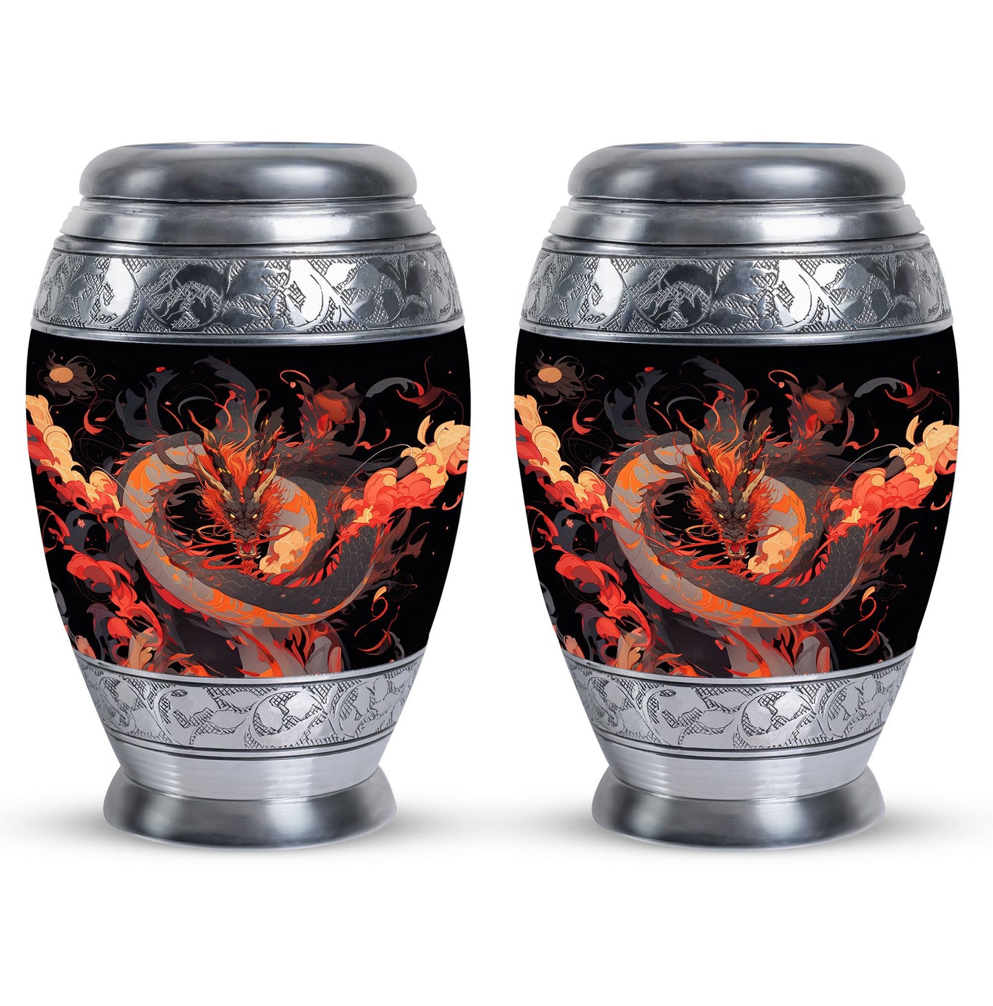  Dragon Urn 3 Inch Keepsake Pack of 4