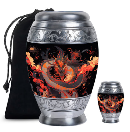  Dragon Urn Large Urn With 2 Keepsake Urn