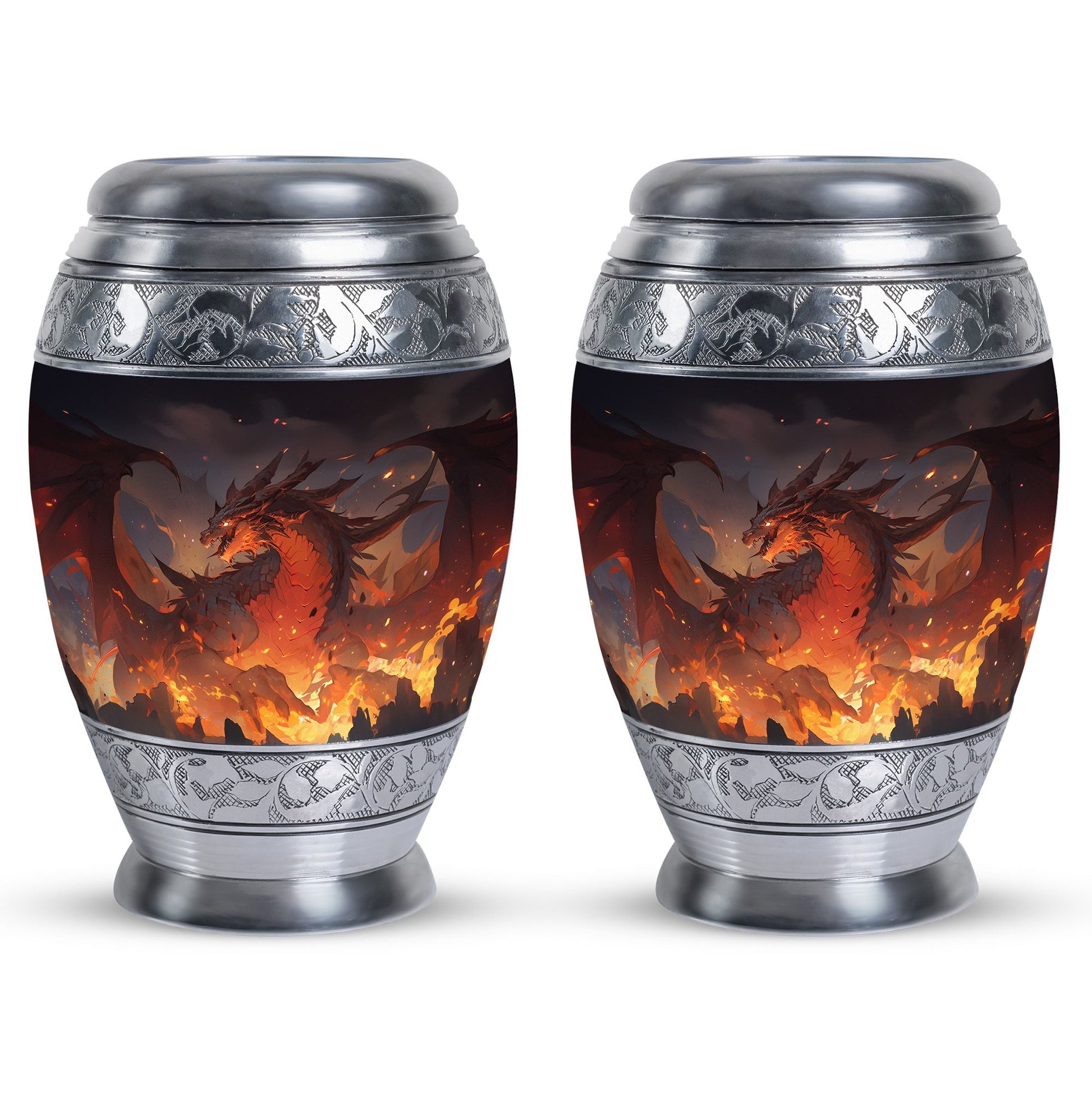  Dragon Urn 3 Inch Keepsake Pack of 4
