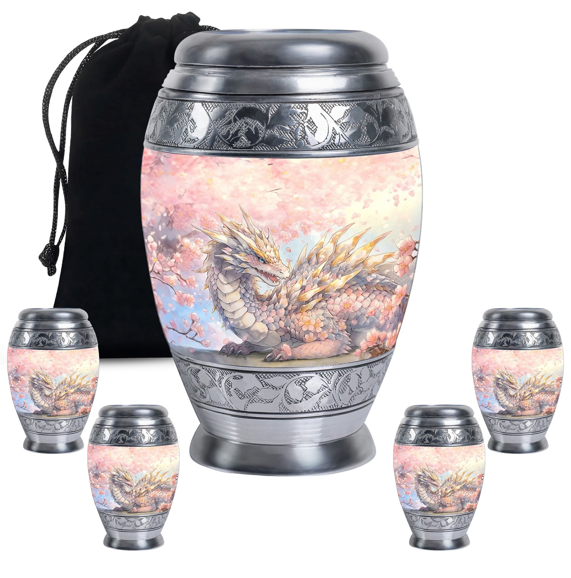  Dragon Urn Large Urn 10 Inch