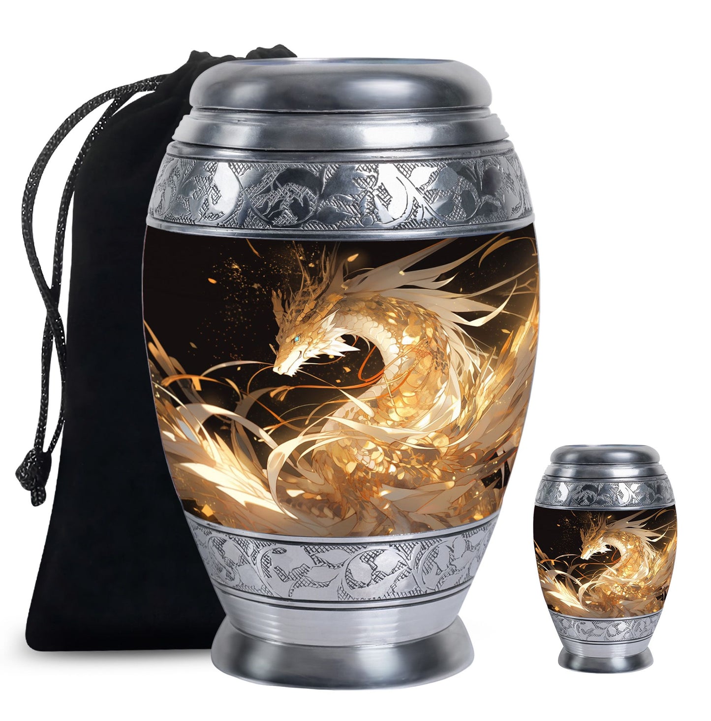  Dragon Urn Large Urn With 2 Keepsake Urn