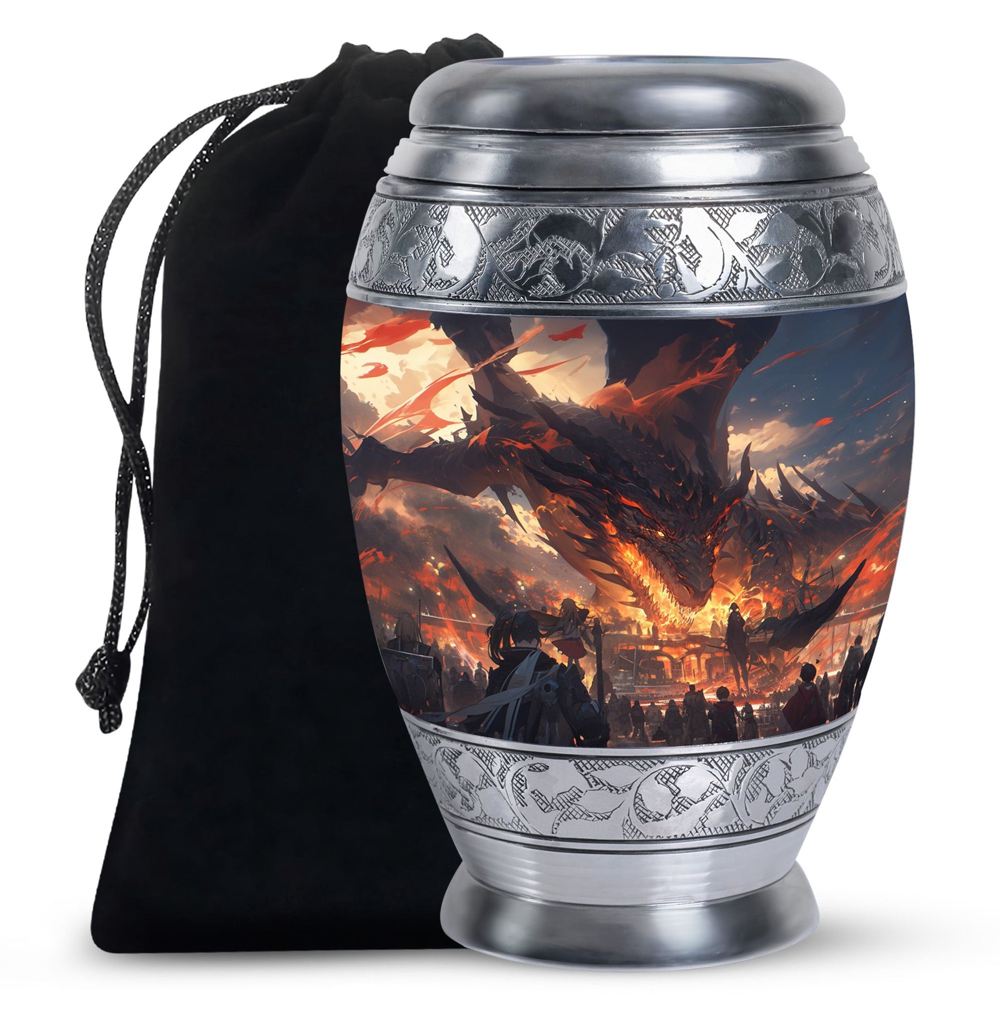 Dragon Cremation Urn for Human Ashes - Adult Urns For Men & Women