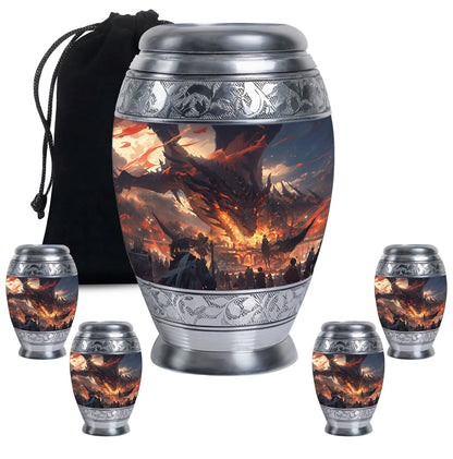 Personalized Beach Cremation Urn for Men & Women - 10-inch, 200 cu in - Yatskia