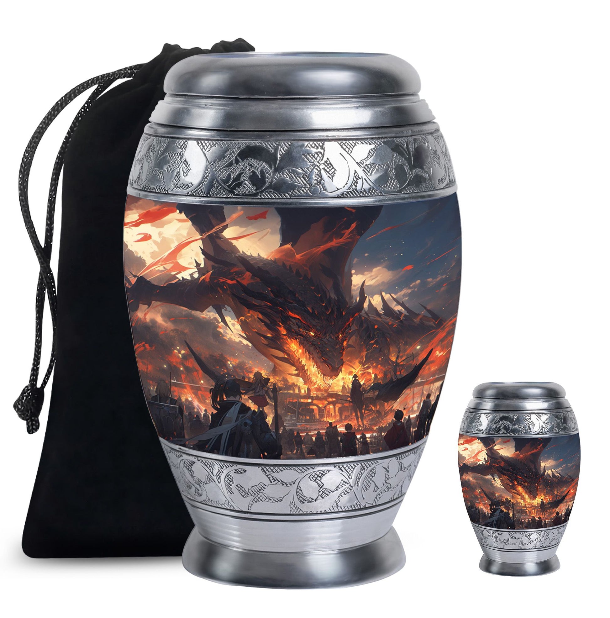 Dragon Cremation Urn for Human Ashes - Adult Urns For Men & Women