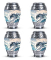 White Dragon Cremation Urn for Human Ashes - Funeral Urns For Ashes