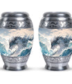 White Dragon Cremation Urn for Human Ashes - Funeral Urns For Ashes