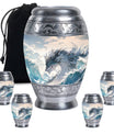 White Dragon Cremation Urn for Human Ashes - Funeral Urns For Ashes