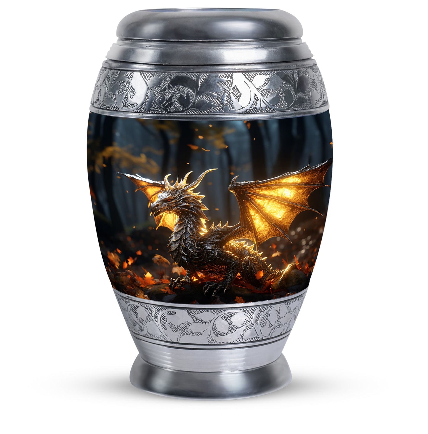 Personalized Beach Cremation Urn for Adult - 10-inch, 200 cu in - Yatskia