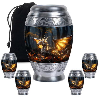 Personalized Beach Cremation Urn for Adult - 10-inch, 200 cu in - Yatskia